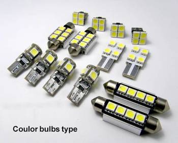 Fit DACIA Logan LED Interior Lighting Bulbs 12pcs Kit