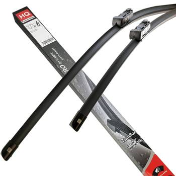 Front & Rear kit of Aero Flat Wiper Blades fit VW e-Up! BL3 Aug.2019->