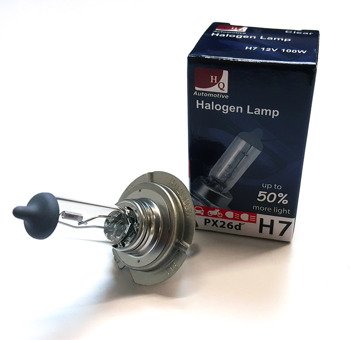 Halogen Bulb HQ Automotive H7 Clear 12V 100W