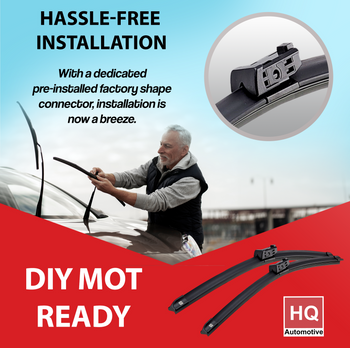 Wiper Blades for SEAT Ateca 2016-onwards Front 2pcs HQ Automotive